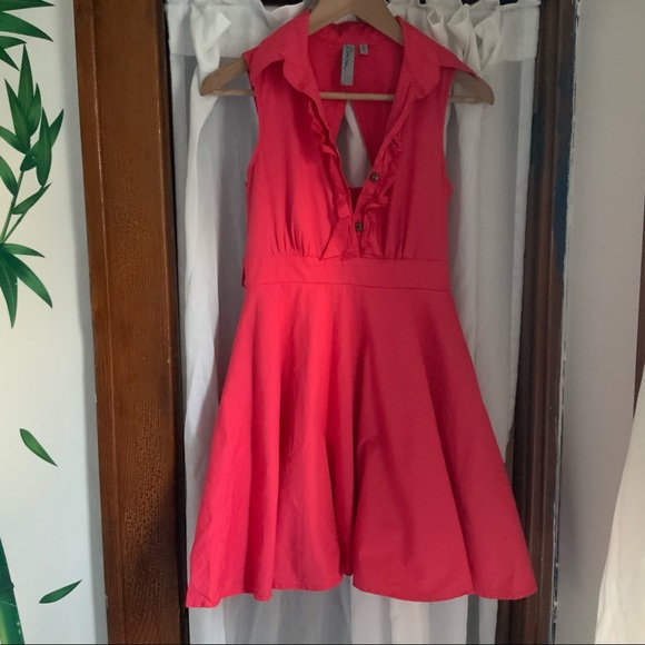 Retro Red Dress - Picture 5 of 6